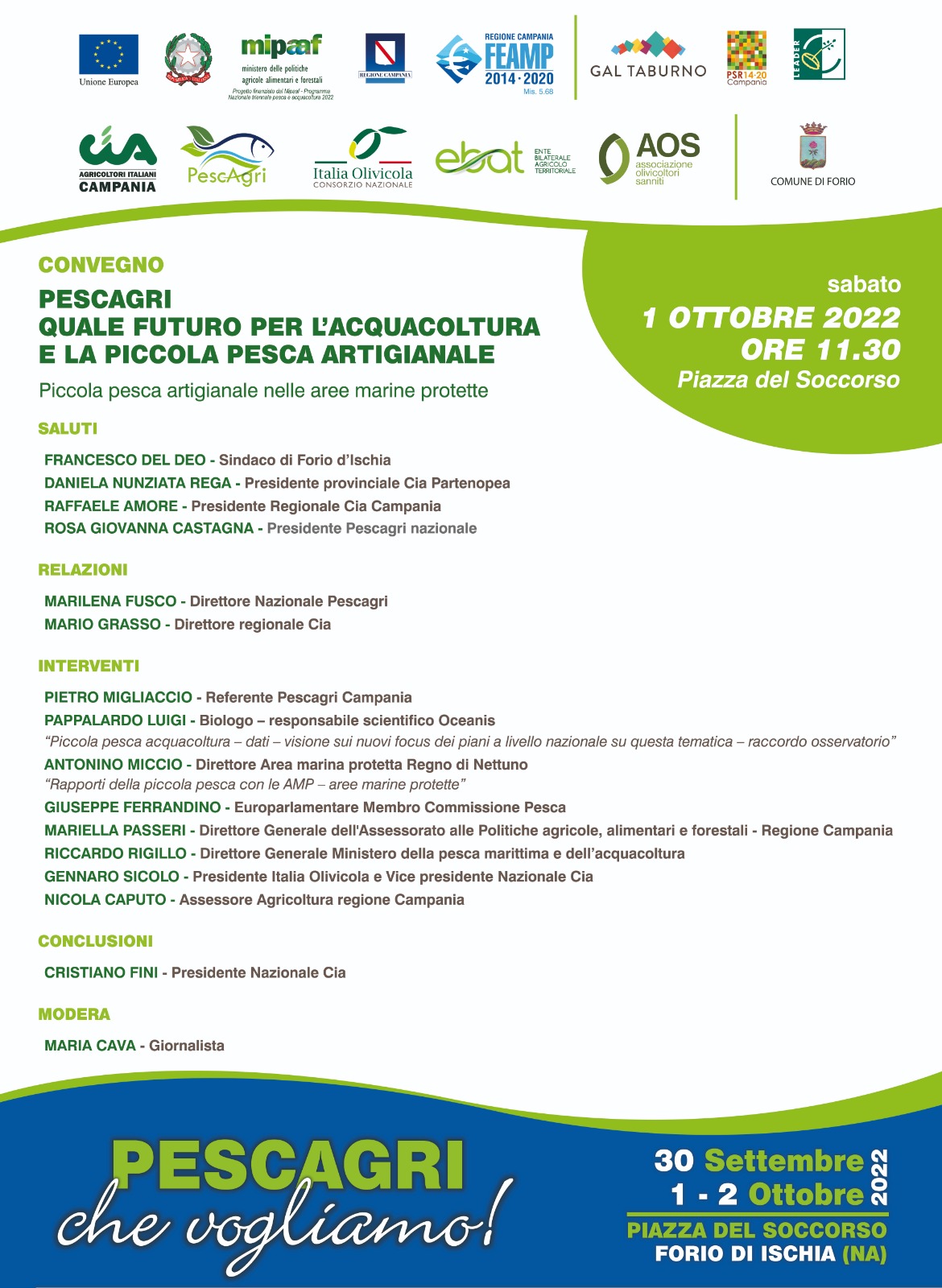 Convegno Ischia- PESCAGRI che vogliamo!